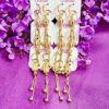 Rode gold beads style